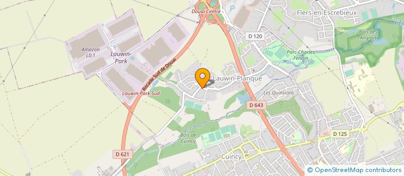 localisation de l'entreprise MADAME ROSELYNE LADONT  LAUWIN-PLANQUE