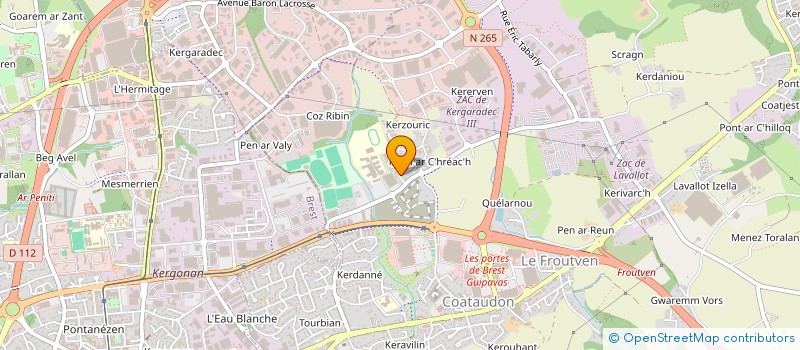 localisation de l'entreprise MADAME ROSELYNE LAOT  GUIPAVAS