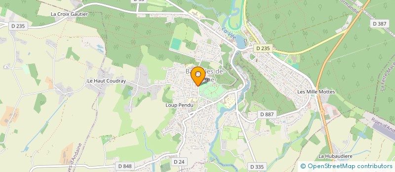 localisation de l'entreprise MADAME ROSELYNE LOUIS à BAGNOLES-DE-L'ORNE-NORMANDIE