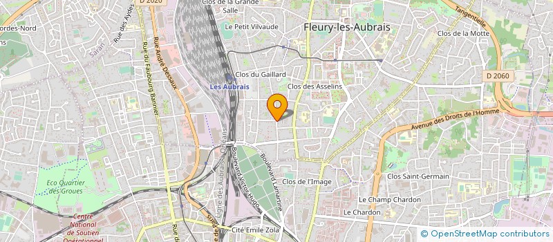 localisation de l'entreprise MADAME ROSELYNE MARINA ADAME KAY  FLEURY-LES-AUBRAIS