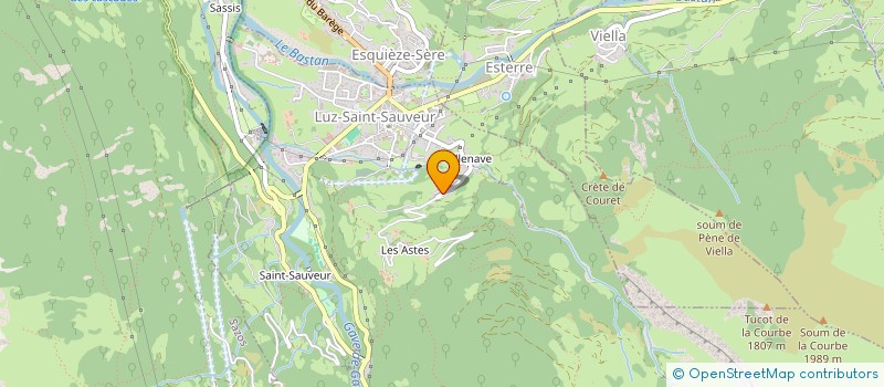 localisation de l'entreprise MADAME ROSELYNE MERZEREAU  LUZ-SAINT-SAUVEUR