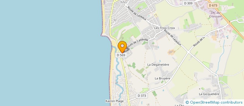 localisation de l'entreprise MADAME ROSELYNE MICHEL  SAINT-PAIR-SUR-MER