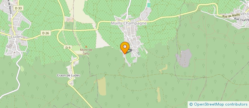 localisation de l'entreprise MADAME ROSELYNE MONGARDIEN  MAILLY-CHAMPAGNE