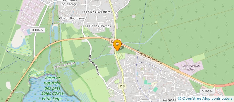 localisation de l'entreprise MADAME ROSELYNE NOPRE  ARES