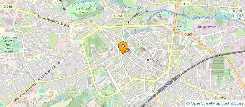 localisation de l'entreprise MADAME ROSELYNE OGEZ à ARRAS
