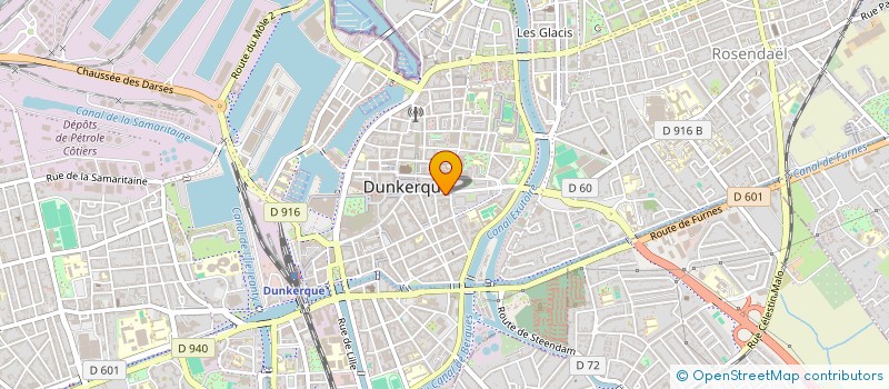 localisation de l'entreprise MADAME ROSELYNE OUVRIE à DUNKERQUE