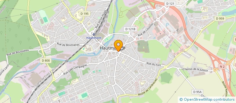 localisation de l'entreprise MADAME ROSELYNE PETIT  HAUTMONT