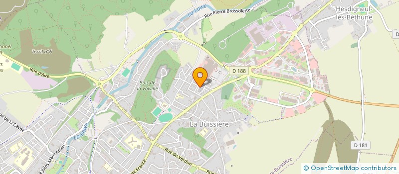 localisation de l'entreprise MADAME ROSELYNE PODEVIN à BRUAY-LA-BUISSIERE