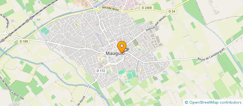 localisation de l'entreprise MADAME ROSELYNE POUGNET  MAUGUIO