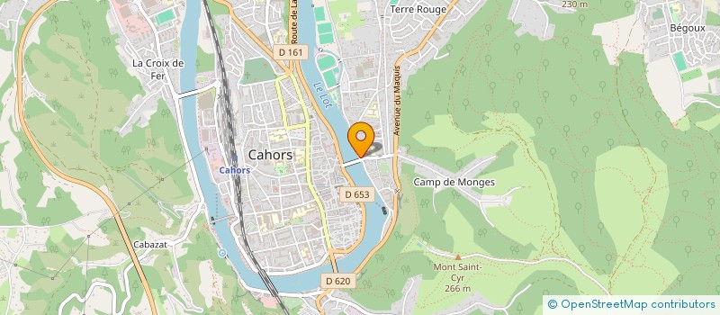 localisation de l'entreprise MADAME ROSELYNE POUSSOU à CAHORS