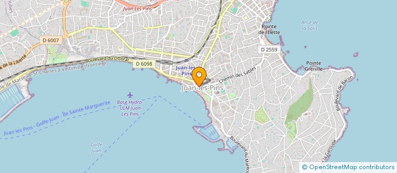 localisation de l'entreprise MADAME ROSELYNE QUESNIAUX à ANTIBES