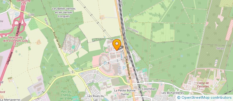 localisation de l'entreprise MADAME ROSELYNE RADEUX à SARAN