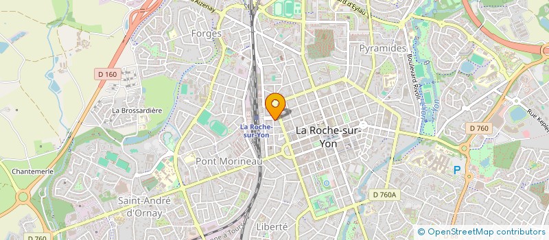 localisation de l'entreprise MADAME ROSELYNE RATIER à LA ROCHE-SUR-YON