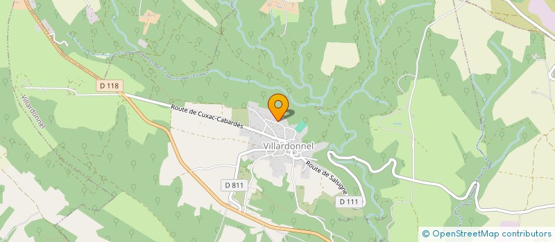 localisation de l'entreprise MADAME ROSELYNE REJON  VILLARDONNEL