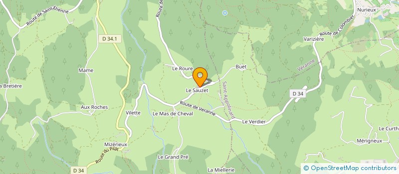 localisation de l'entreprise MADAME ROSELYNE RIVORY à COLOMBIER
