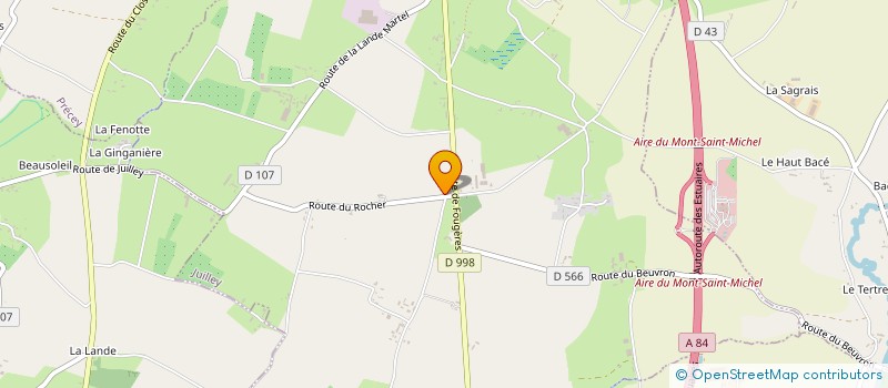 localisation de l'entreprise MADAME ROSELYNE ROUSSEL  JUILLEY