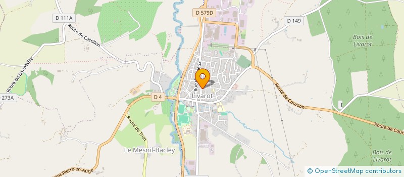 localisation de l'entreprise MADAME ROSELYNE RUIZ  LIVAROT-PAYS-D'AUGE
