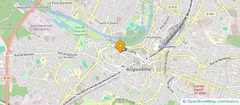 localisation de l'entreprise MADAME ROSELYNE SOPHIE AMOUGOU à ANGOULEME