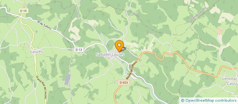 localisation de l'entreprise MADAME ROSELYNE SOULIE  SABADEL-LAUZES