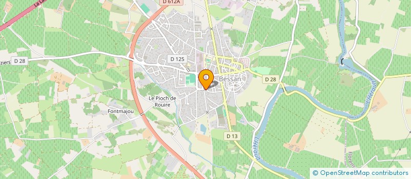 localisation de l'entreprise MADAME ROSELYNE TEISSIER  BESSAN