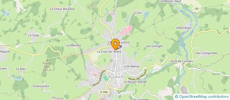 localisation de l'entreprise MADAME ROSELYNE TRAYAUD à AUZANCES
