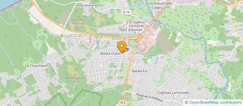localisation de l'entreprise MADAME ROSELYNE TUINFORT  MATOURY