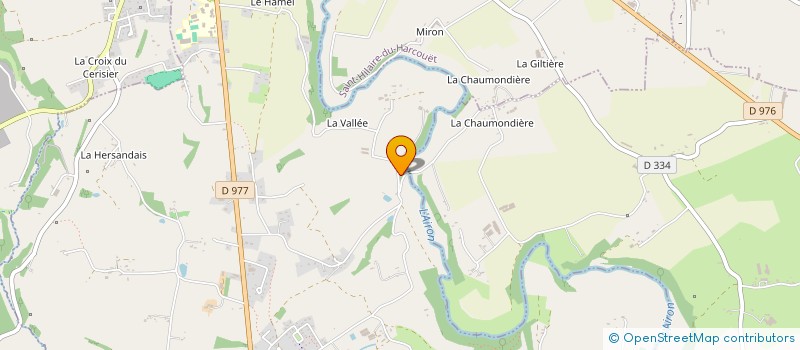 localisation de l'entreprise MADAME ROSELYNE VORNIER  LE MESNILLARD