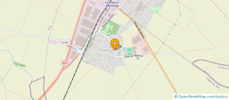 localisation de l'entreprise MADAME ROSELYNE VUADENS  LAGNY-LE-SEC