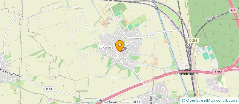 localisation de l'entreprise MADAME ROSELYNE WIEGER  ECKWERSHEIM