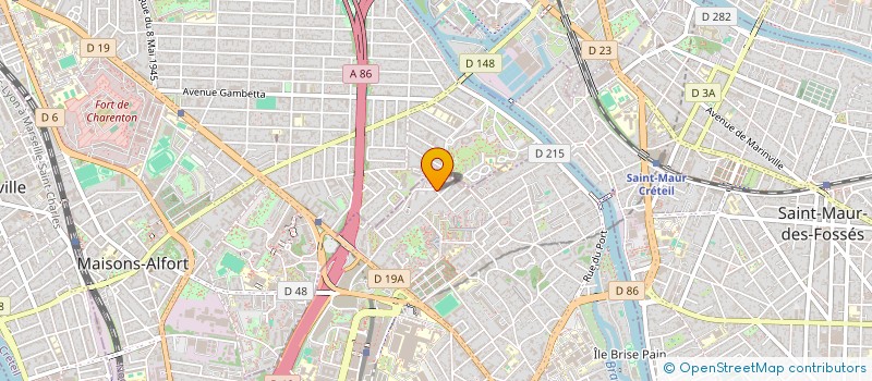 localisation de l'entreprise MADAME ROSELYNE ZANNOU LEITE  CRETEIL