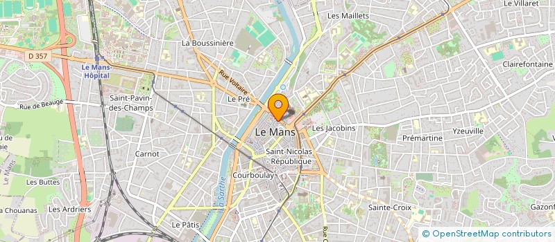 localisation de l'entreprise MADAME ROSELYNE ZINGLE  LE MANS