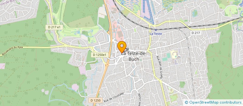 localisation de l'entreprise MADAME ROSEMARIE LARTIGUE à LA TESTE-DE-BUCH
