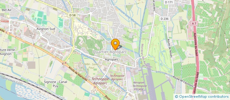 localisation de l'entreprise MADAME ROSEMARIE PICHONNIER  AVIGNON