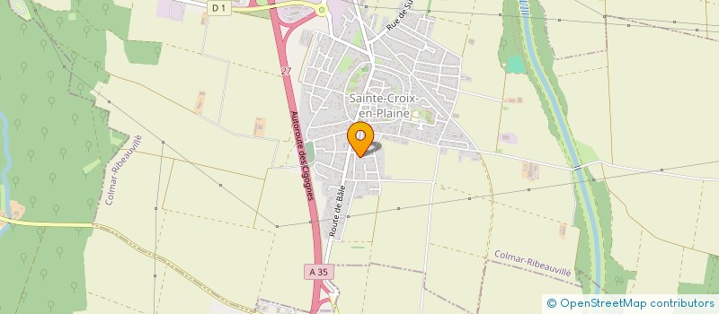 localisation de l'entreprise MADAME ROSEMARIE SCHIPILLITI  SAINTE-CROIX-EN-PLAINE