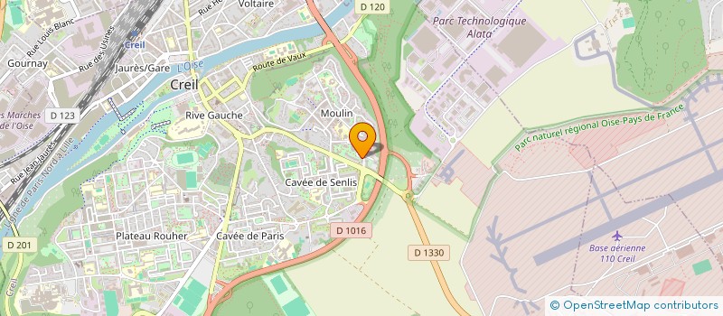 localisation de l'entreprise MADAME ROSEMARY AGHARIAHA  CREIL