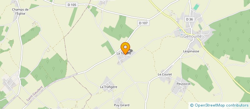 localisation de l'entreprise MADAME ROSEMARY NEAVE  GENOUILLE