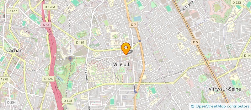 localisation de l'entreprise MADAME ROSEMARY OKEBU à VILLEJUIF