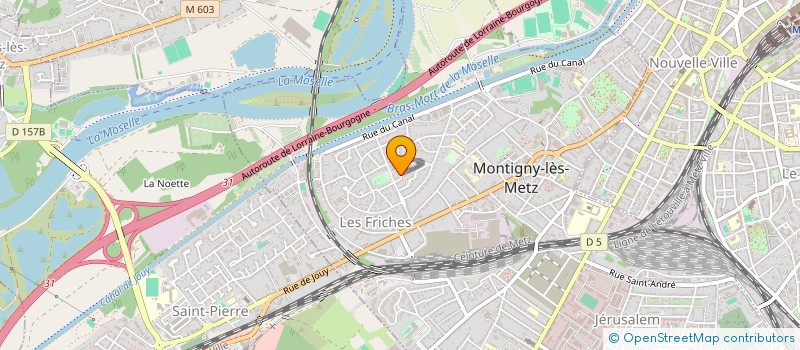 localisation de l'entreprise MADAME ROSEMARY SPENCE  MONTIGNY-LES-METZ