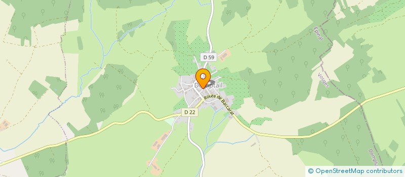 localisation de l'entreprise MADAME ROSEMAY ESTHER  DOMPTAIL