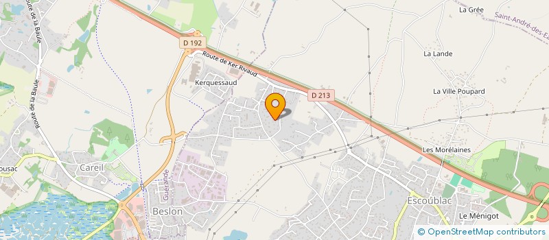 localisation de l'entreprise MADAME ROSEMAY KORNMANN  LA BAULE-ESCOUBLAC