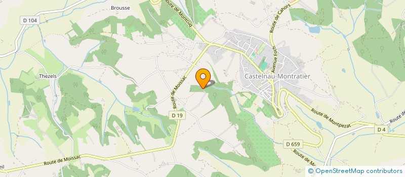 localisation de l'entreprise MADAME ROSEMEIRE JESUS DA SILVA  CASTELNAU-MONTRATIER