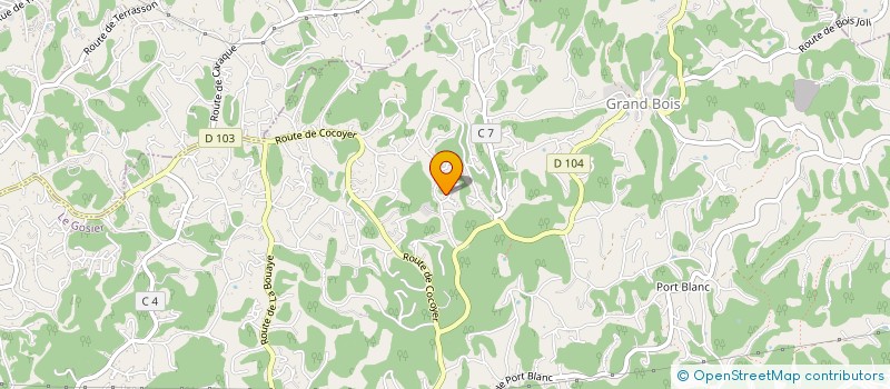 localisation de l'entreprise MADAME ROSEMENE VINCENT  LE GOSIER