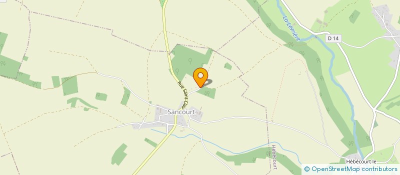 localisation de l'entreprise MADAME ROSEMILIA SILVA MENDES  SANCOURT