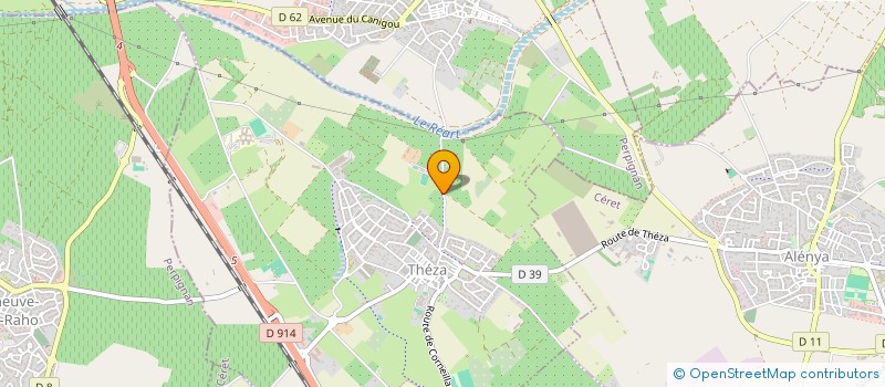 localisation de l'entreprise MADAME ROSEMIN DENIS  THEZA