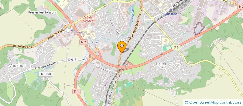 localisation de l'entreprise MADAME ROSEMONDE GRATPANCHE  MERCIN-ET-VAUX