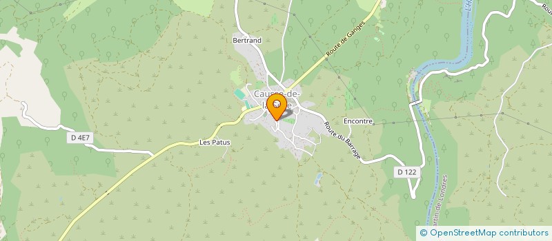 localisation de l'entreprise MADAME ROSEMONDE LETRICOT  CAUSSE-DE-LA-SELLE