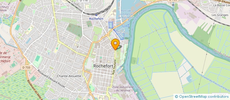 localisation de l'entreprise MADAME ROSEMONDE RETY à ROCHEFORT