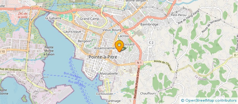 localisation de l'entreprise MADAME ROSENA PHILEMON à LES ABYMES