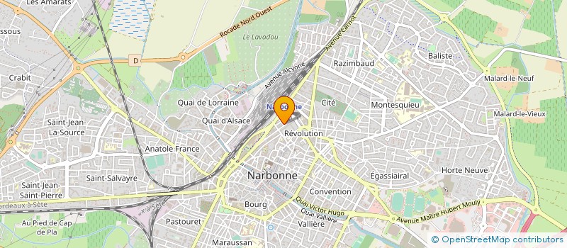 localisation de l'entreprise MADAME ROSER GRATACOS à NARBONNE