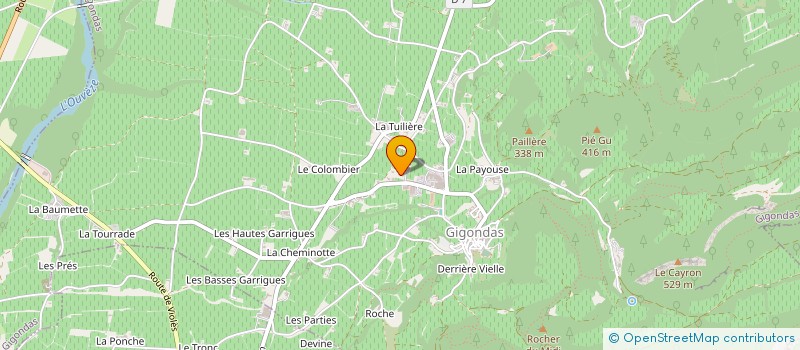 localisation de l'entreprise MADAME ROSETTE ARNAUD  GIGONDAS